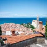 Piran Blick von der Burg